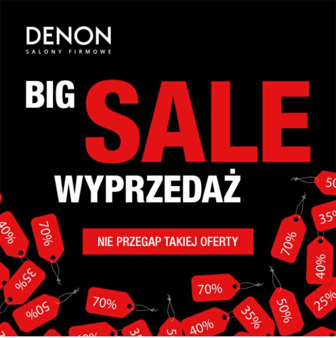 Ruszyła gigantyczna WYPRZEDAŻ w salonach Denon
