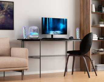 Głośnik Harman Kardon Soundsticks 5 - efekty świetlne i futurystyczny dizajn