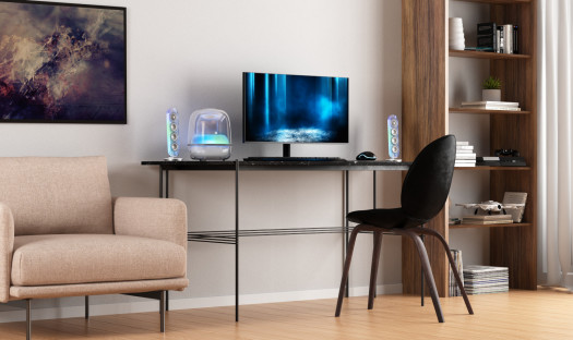 Głośnik Harman Kardon Soundsticks 5 - efekty świetlne i futurystyczny dizajn