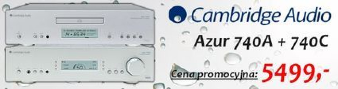 System stereo Cambridge Audio Azur 740A / 740C taniej w salonie Q21