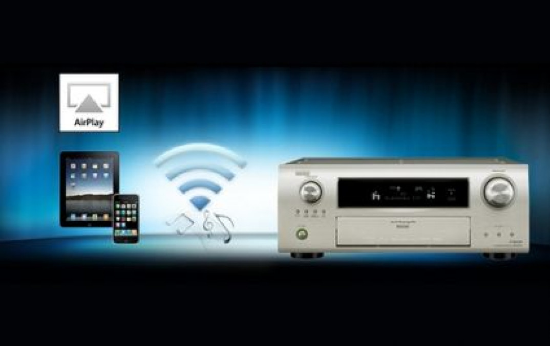 Funkcja Air Play dla amplitunerów Denon