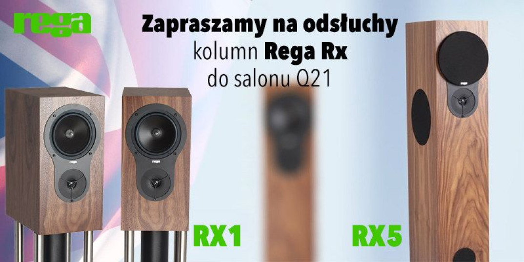 Odsłuchy kolumn brytyjskiej marki REGA w salonie Q21