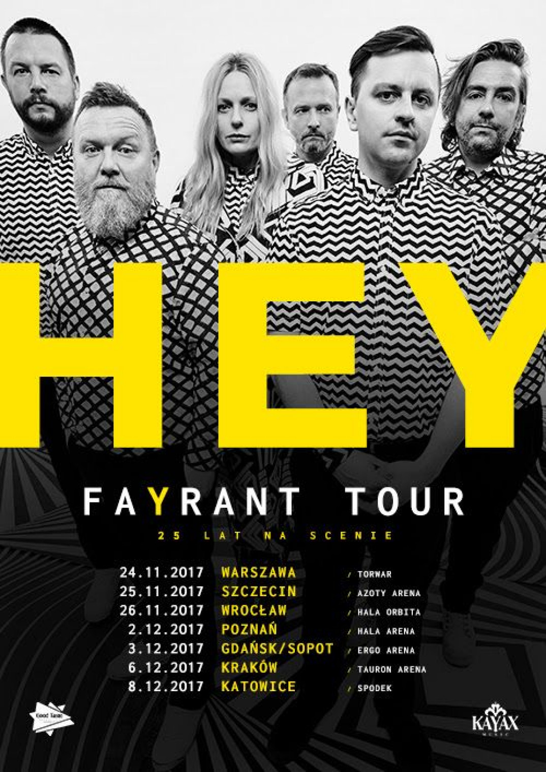 Hey i Fayrant Tour: przed nami sześć koncertów