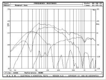 Rys. 6. Charakterystyki przetwarzania w zakresie niskich częstotliwości.