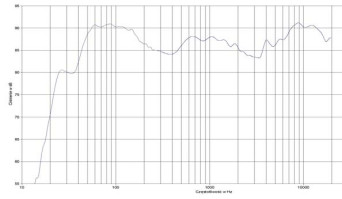 rys. 2. Reality 63mk2, charakterystyka przetwarzania w całym pasmie.