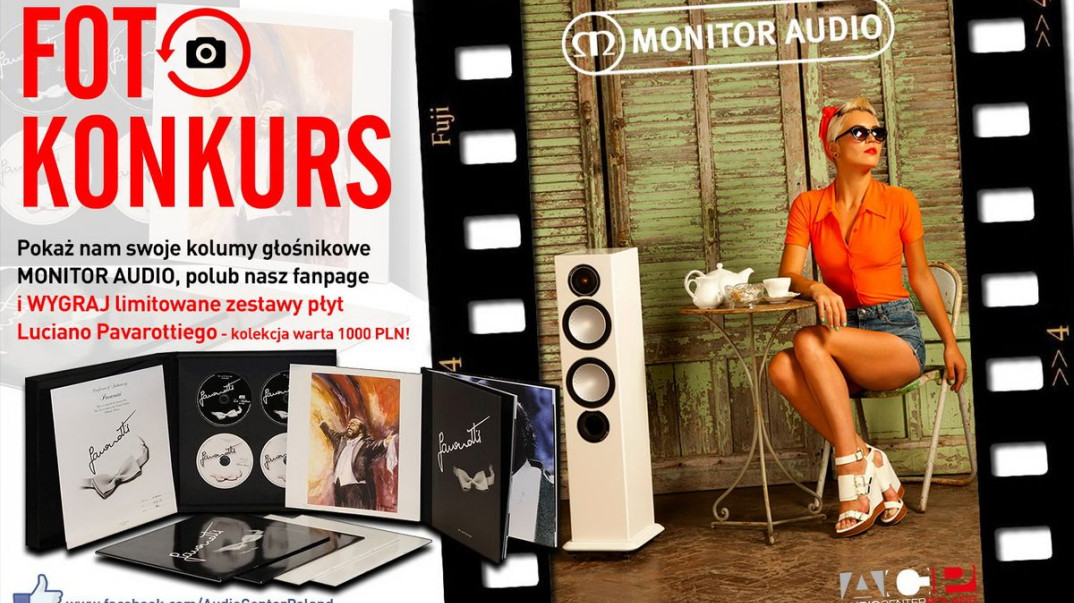 Zrób zdjęcie swoich kolumn Monitor Audio i wygraj luksusowy zestaw płyt