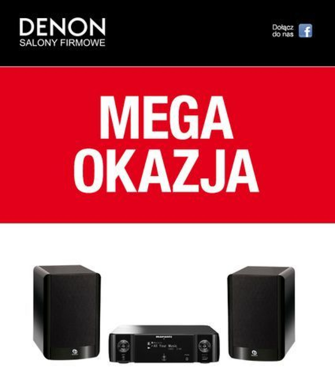Minisystemy muzyczne taniej w salonach Denon