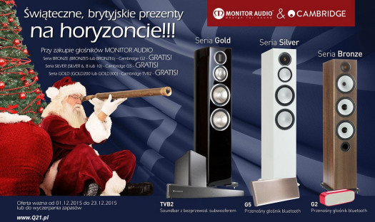 Świąteczna promocja w salonie Q21 - urządzenia Cambridge Audio gratis