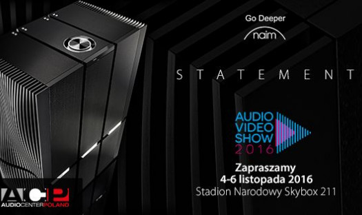 Naim Statement + Monitor Audio Platinum PL500 na Audio Video Show
