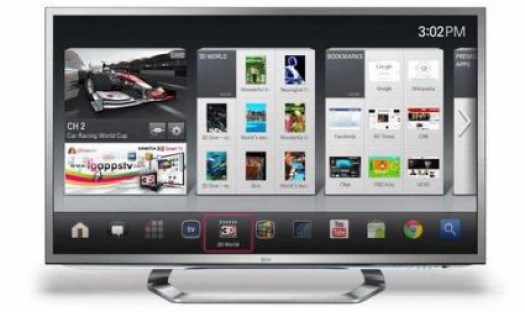 LG Smart TV z funkcją Google TV na CES 2012