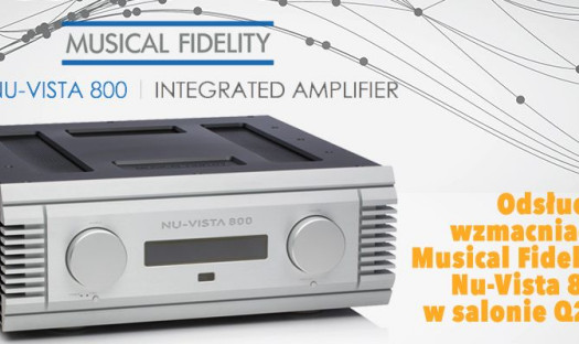 Wzmacniacz zintegrowany Musical Fidelity Nu-Vista 800 w salonie Q21