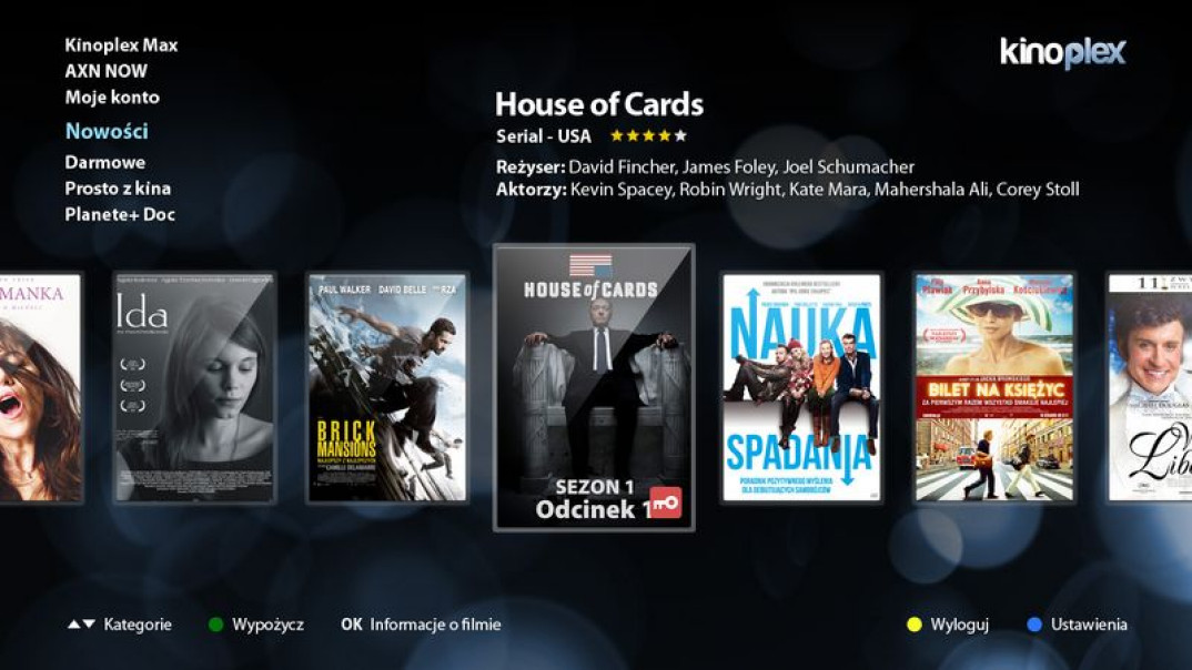 Aplikacja Kinoplex.pl dostępna na telewizorach Philips Smart TV