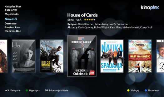 Aplikacja Kinoplex.pl dostępna na telewizorach Philips Smart TV