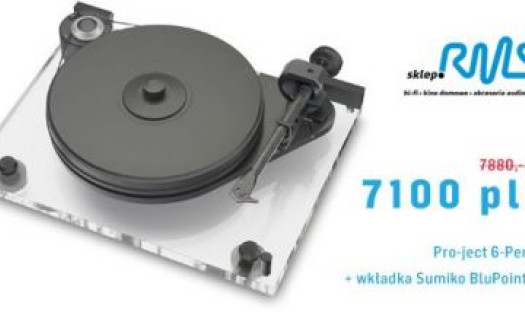 Pro-ject 6-Perspex i Sumiko BluPoint No.2 taniej w salonie RMS