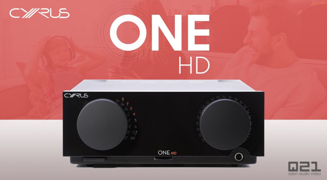 Nowy wzmacniacz Cyrus One HD w salonie Q21