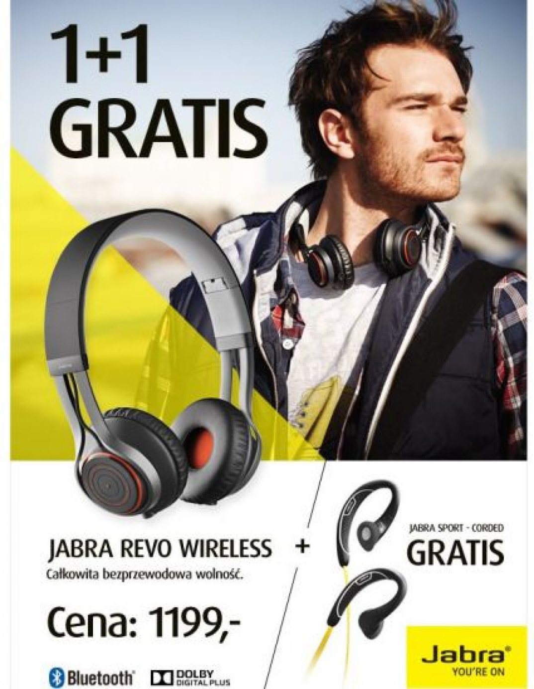 Kup słuchawki Jabra Revo Wireless, a drugie otrzymasz w prezencie