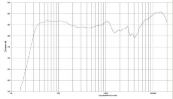 Rys. 2. Charakterystyka przetwarzania w całym pasmie.