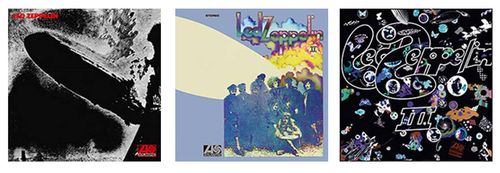 "Led Zeppelin", "II" i "III"